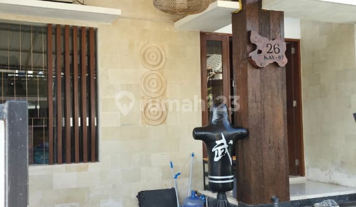 Semi Villa 2-Storey Furnished House with One Gate in Kesiman 2