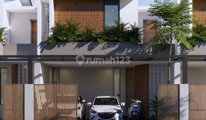 New Semi Furnished Minimalist House in North Denpasar 1