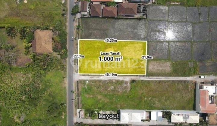 Premium Land Side Of Cemagi Beach Pink Zone