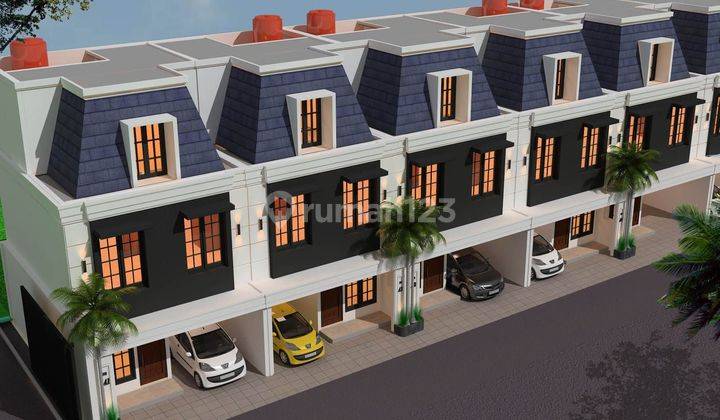 RUMAH MODERN MINIMALIS TIGA LANTAI DI JATiPADANG RAGUNAN JAKARTA SELATAN  1