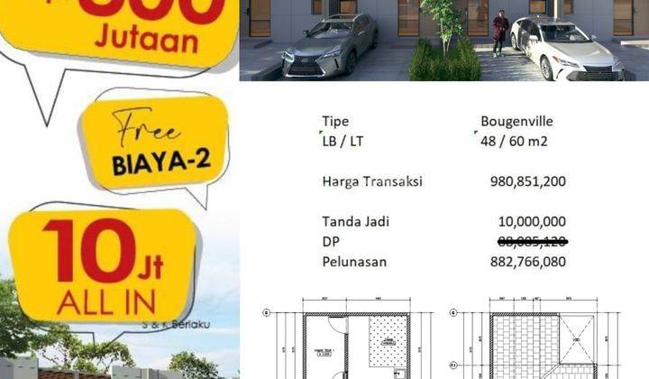 Dijual Rumah Pd Cabe Tangsel Dekat Toll Pamulang 1