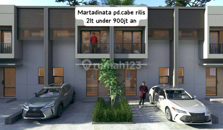 Dijual Rumah Pd Cabe Tangsel Dekat Toll Pamulang 2