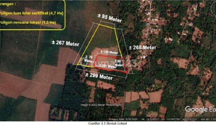 Tanah Kebun di Desa Karangsari Cocok Untuk Perkebunan  1