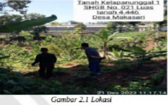 Tanah Kebun Kosong Desa Makarsari Cocok Untuk Perkebunan 2