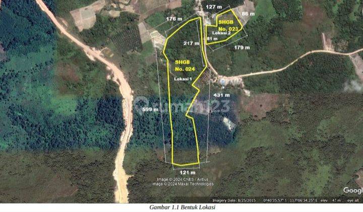 Tanah Dan Bekas Bangunan Kandang Desa Batuah Kawasan Perkebunan 1