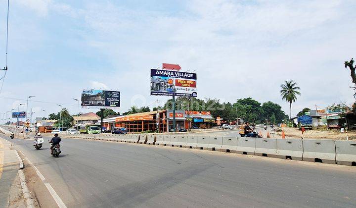 Tanah Zona Kuning Pinggir Jalan Raya Dekat Intermoda Bsd 2