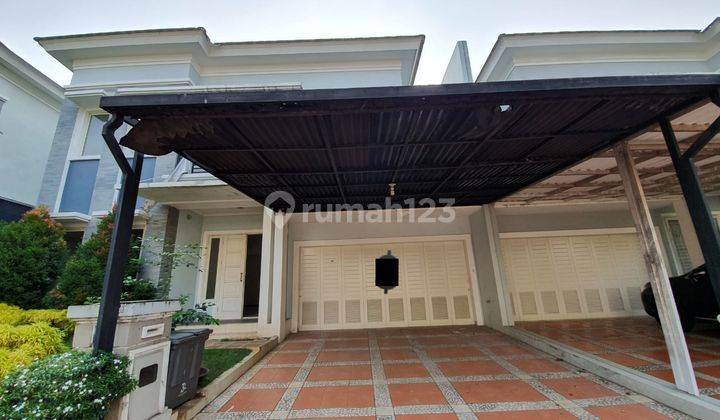 Rumah 2 lantai 3+1 kamar nonfurnish di Aquamarine 1
