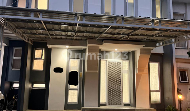 Rumah 2 lantai 3+1 kamar hadap utara view taman di Eminent Rumah 2 lantai 3+1 kamar hadap utara view taman di Eminent