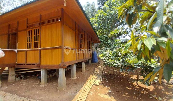 Tanah Dengan Rumah Kayu Cantik, Di Dekat Perumahan Graha Cinere 2