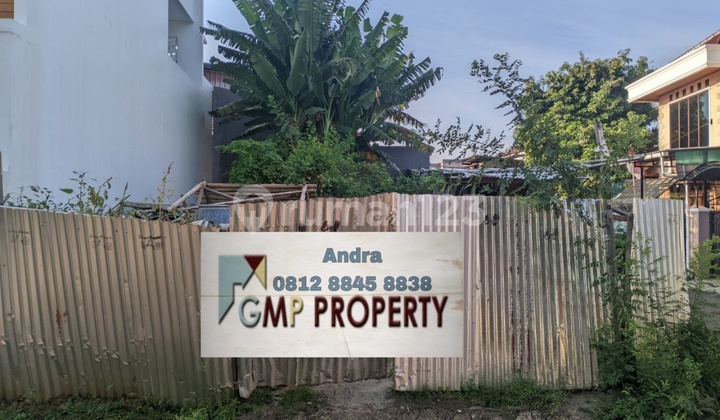 a plot of land ready to build in the Pondok Bambu Duren Sawit complex, East Jakarta