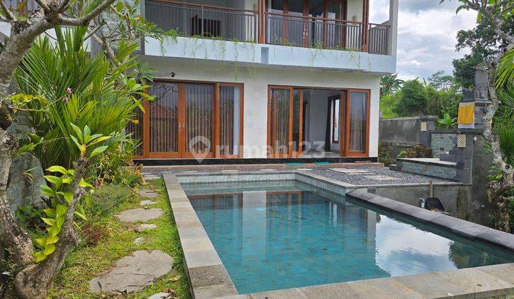Rumah 3 Kamar Tidur Dengan Pool dan View menawan di Sukawati  1
