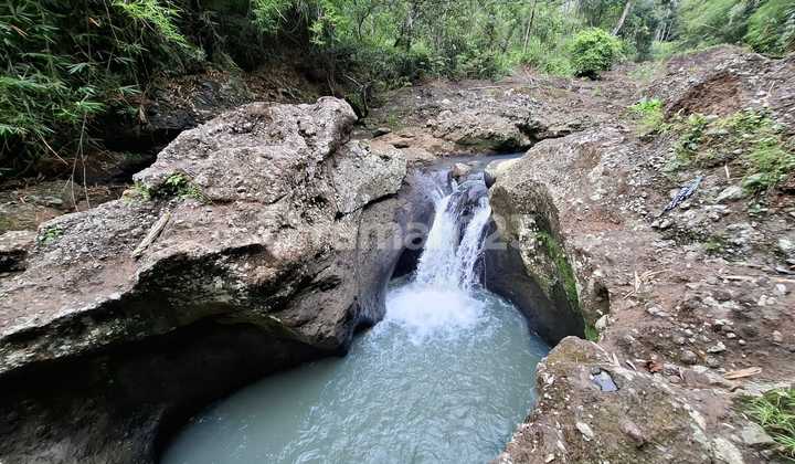 Land for Sale with River and Waterfall in Tabanan, Bali