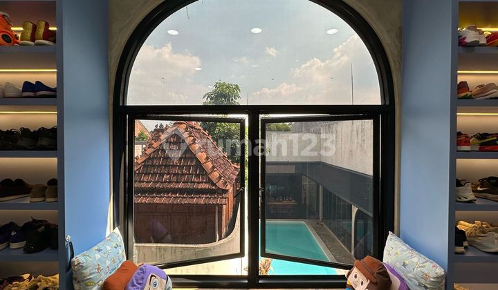 Rumah Konsep Industrial,Full Furnished Ada Kolam Renang di Perigi Baru,Bintaro,Pondok Aren,Tangerang Selatan,Banten 2