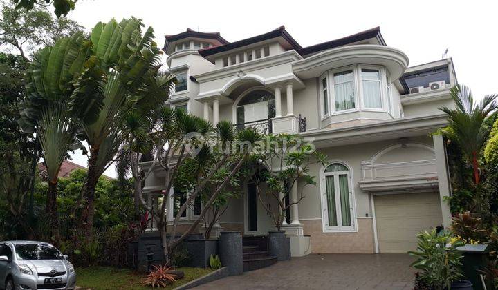 Rumah posisi Hoek,design spanyol,strategis,ada kolam renang,fully furnished di cluster Monaco,kota wisata ,Gunung putri,Bogor  1