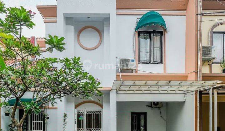 Rumah 2 lantai,minimalis modern,siap huni,semi furnished,lokasi strategis dalam cluster di kawasan condet gedong,pasar rebo,Jakarta timur  1