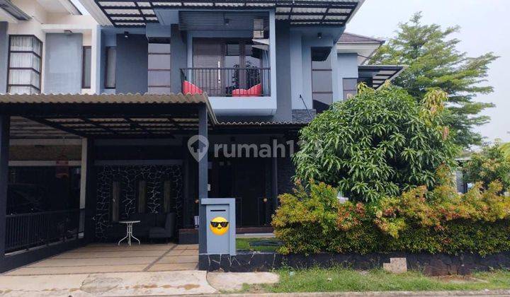 Rumah 2 lantai,posisi hook,minimalis modern,siap huni,ada club house dan kolam renang dalam cluster,lokasi strategis di cluster asera,kota harapan indah,Bekasi  1