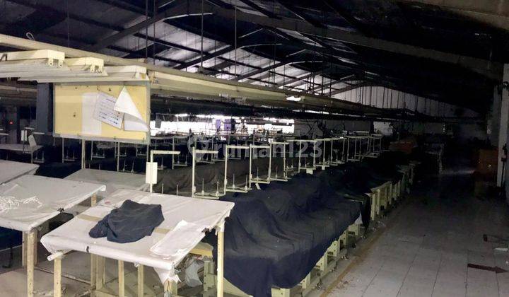 Gudang bagus siap pakai ex garment,lokasi strategis di Cibitung,kabupaten Bekasi  2