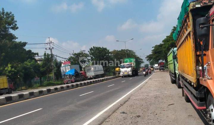 Tanah/kavling darat siap bangun,cocok untuk gudang,pool truk dan alat berat,harga murah lokasi strategis  di jalan by pass desa Sidomulyo,,Krian,Sidoarjo,Jawa timur  1