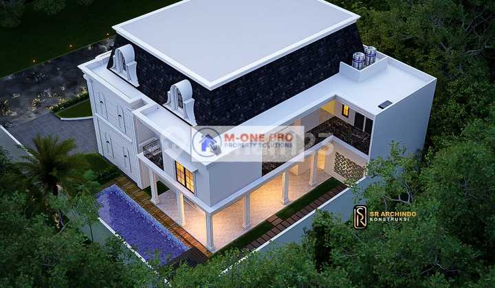 Dijual Rumah Baru Mewah American Classic, 2 Lantai, SHM Jakarta Selatan 2