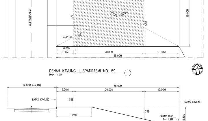 Dijual Kavling Kbp, Lokasi Di Tatar Spatirasmi, View Danau, Barang Langka Lt 665 m² 19 X 35 M View Danau Row Jalan 14 2