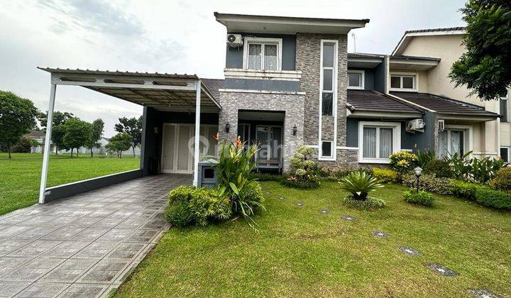 Rumah Semifurnish View Mewah Taman Dan Golf di Cempaka Suvarna 1