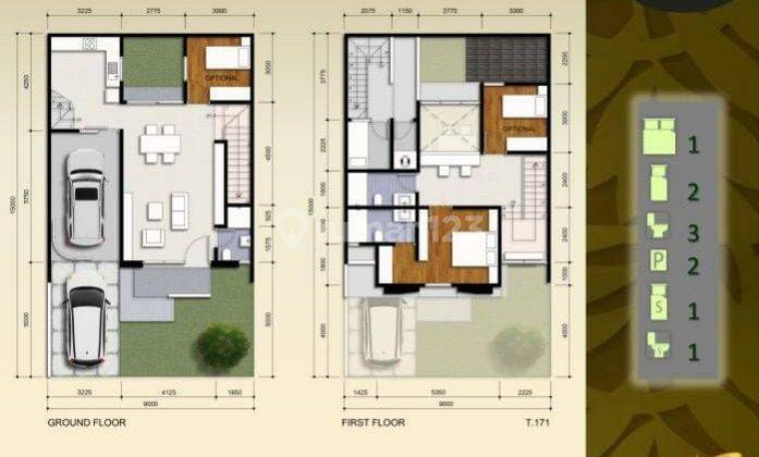 Dijual Rumah Bagus 2 Lantai Cluster Precia The Eminent Bsd City 2