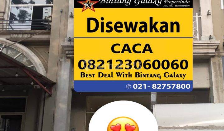 Disewa Ruko Grand Galaxy City, Jaka Setia, Bekasi Selatan 1