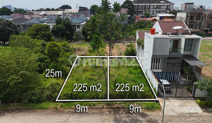 Kavling Dalam Cluster Intercon Kebon Jeruk Hadap Utara - LT 225M2 Kavling Dalam Cluster Intercon Kebon Jeruk Hadap Utara - LT 225M2
