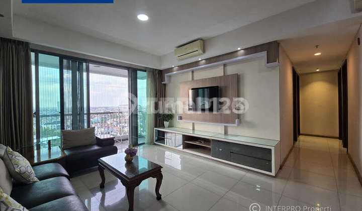 Apartemen St. Moritz 3 Bedroom Furnished Direct Access to Lippo Mall Puri