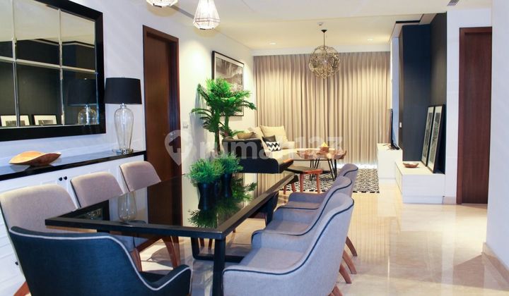 For Rent Apartment Pakubuwono House 2+1 Bedrooms Fully Furnished South Jakarta 2