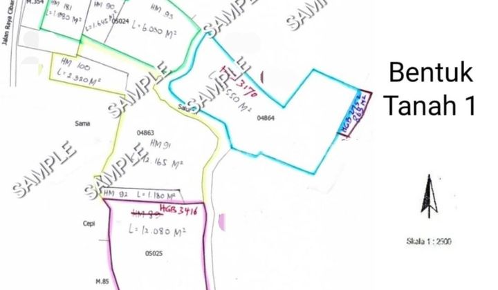 Dijual Tanah Murah Zona Pergudangan, Di Serang Raya Cibarusah,  Cikarang, Serang  2