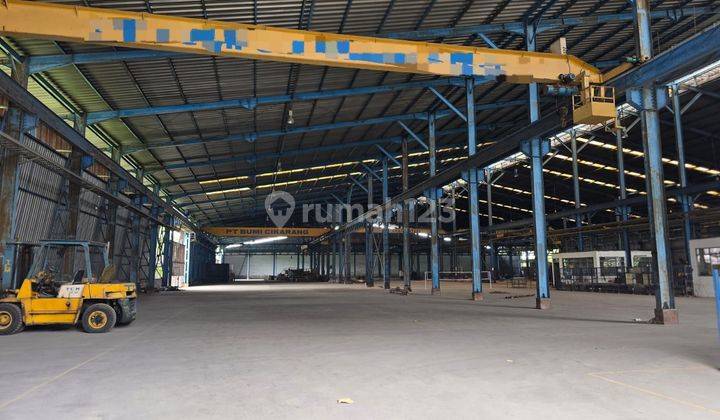 Disewa Gudang Bagus Siap Pakai
Kawasan Jababeka Cikarang 
Ada Hoist Crane  1