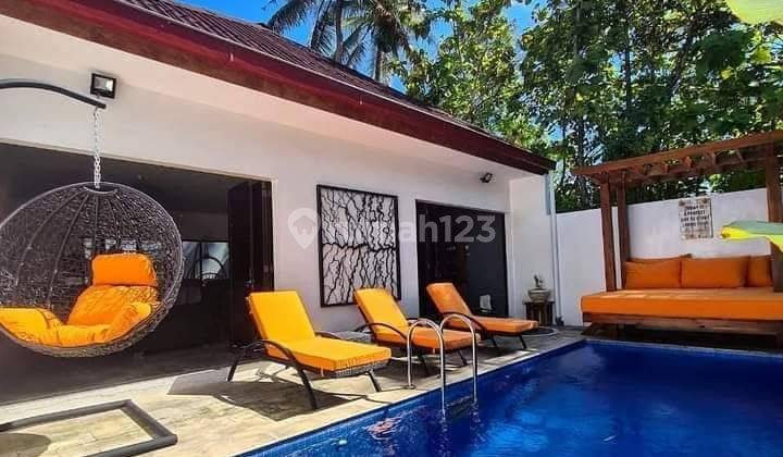 Villa Aktif Full Furnished Bonus Private Pool Sudah Operasional di Bangunjiwo Selatan Kampus Umy Kasihan, Bantul. 1