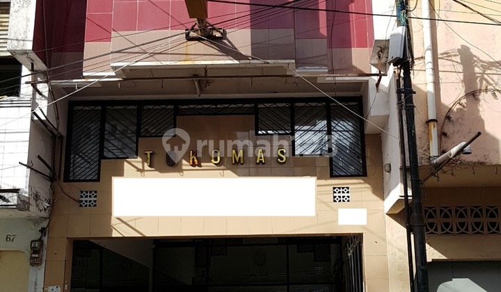 Ruko 4 Lantai Pusat Kota Cocok untuk Toko Mas Dll