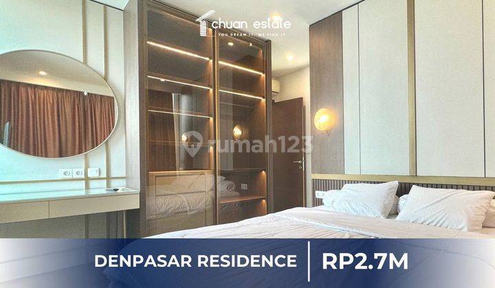 Denpasar Residence 2 Kamar Tidur Full Furnished Luxurious,cocok Untuk Investasi di Sewakan di Jamin Cepat Tersewa 1