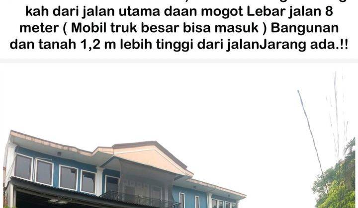 Dijual Ruang Usaha ex usaha Konveksi Daan Mogot Estate 1