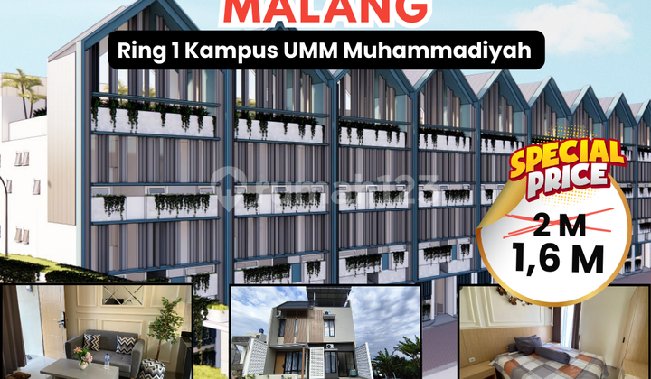 Cluster Kost Samping Kampus Umm Muhammadiyah, 10 Kamar Furnished