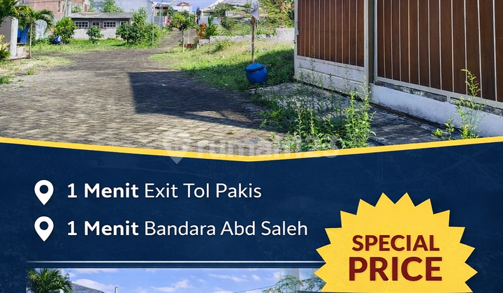 Malang City Land Plot for Hundreds of Millions, Just a Step Away from Pakis Toll Exit