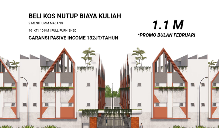 Rumah Kost Malang Dekat Kampus Uin, Ub, Umm