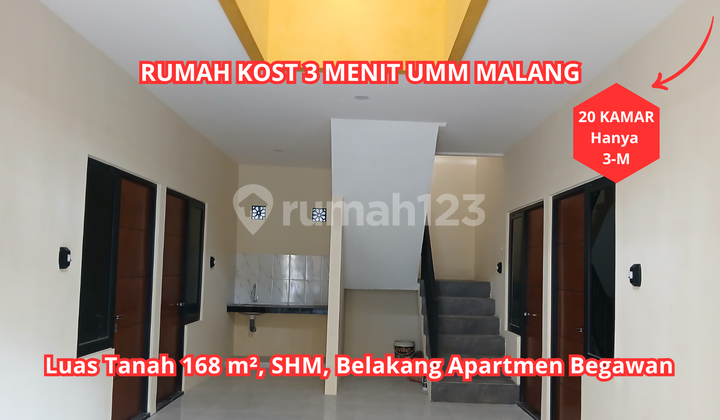 Rumah Kost Premium 1 Menit Kampus Umm Malang 20 Kamar