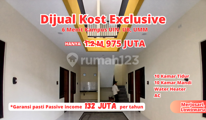 Exclusive 10-room boarding house for only 975 million, 6 minutes to UIN campus 2