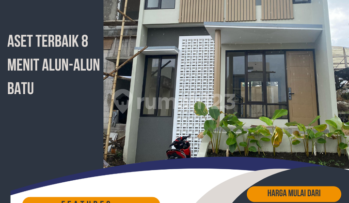 Villa Dijual Bangunan Baru 10 Menit Alun -Alun Batu 
