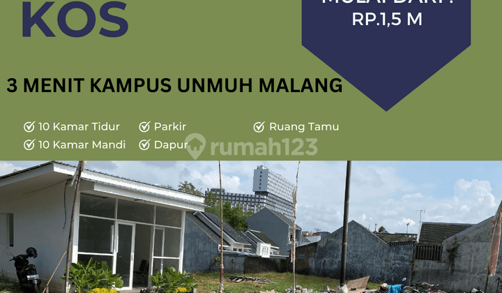 Rumah kost 6 menit kampus unmuh malang Rumah kost 6 menit kampus unmuh malang