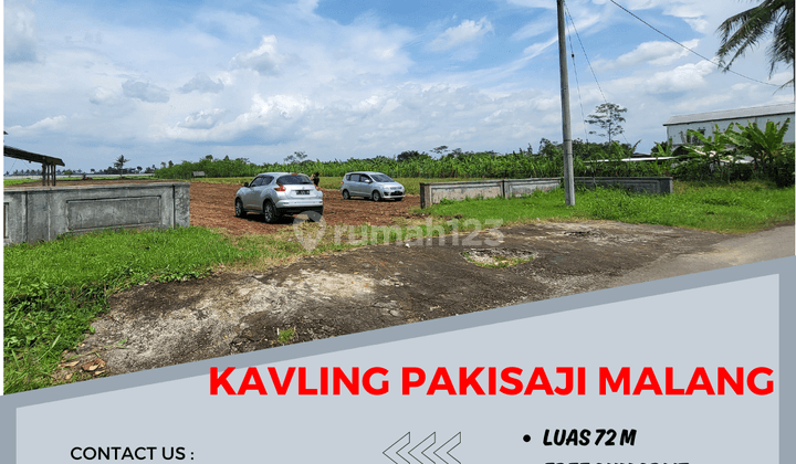 Tanah Kavling Perumahan Pakisaji Karangduren Poros Jalan Kawasan Industrial 1
