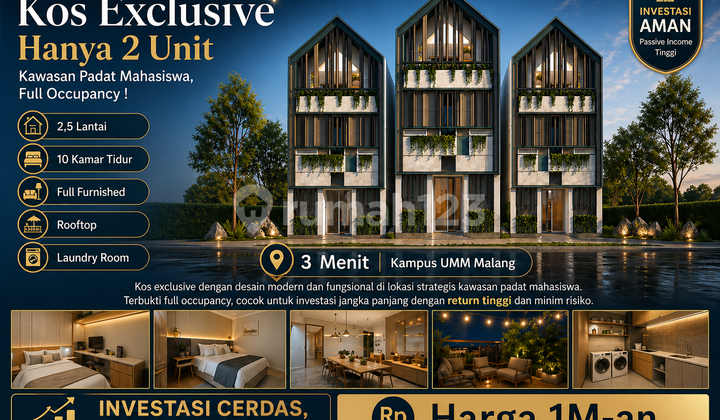 Boarding House in Cafe Area, Dau, Full of Students, Full Occupancy!
