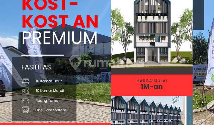 Rumah Kost Exclusive Hanya 8 Unit!!! Area Padat Mahasiswa Selangkah Kampus UMM Malang
