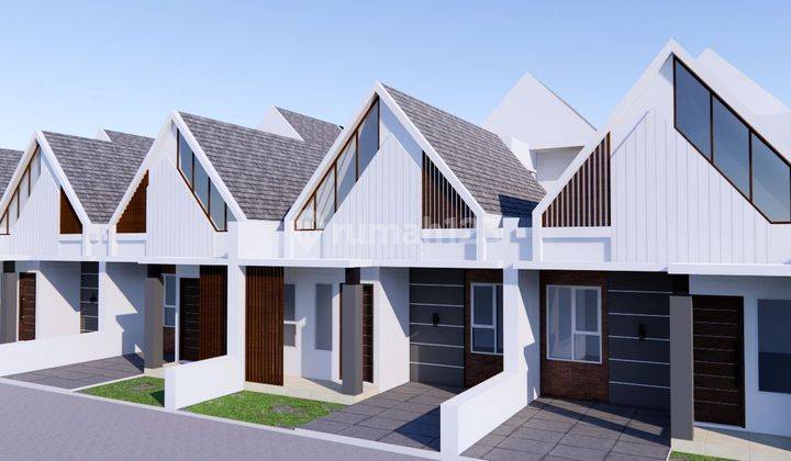 Rumah konsep scandinavian high celing di Jl sukamukti Katapang hadap Utara  2