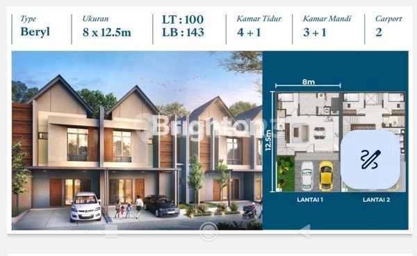 RUMAH PIK2 CLUSTER DENVER 8x12,5 LEBAR 8 2