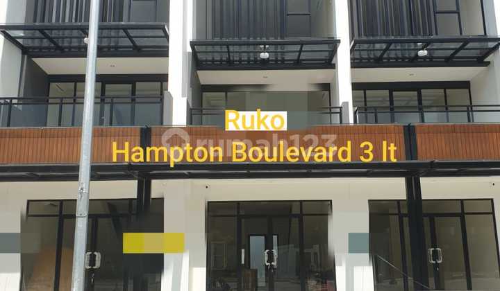 Disewakan Ruko Hampton, Gading Serpong