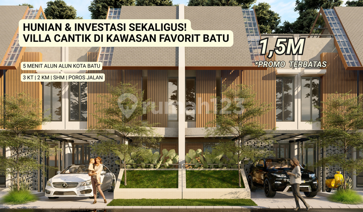 Luxury Villa Strategically Located for Tourism in Batu City Center
